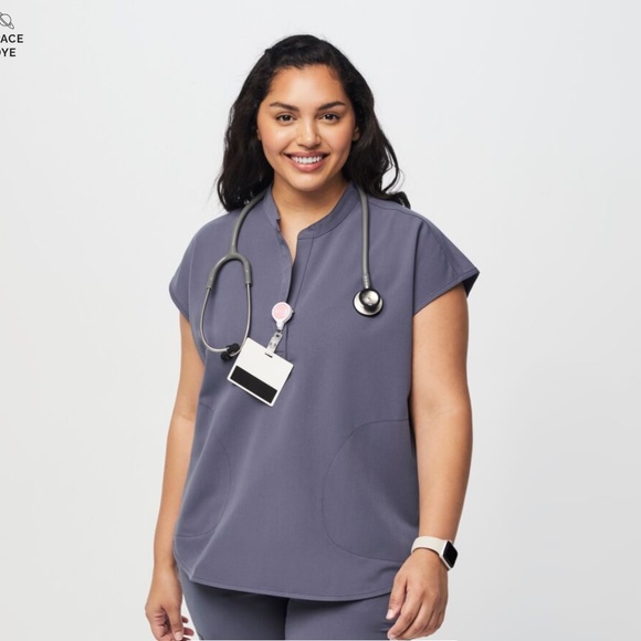 Figs Tops Figs Space Navy Rafaela Scrub Top Poshmark